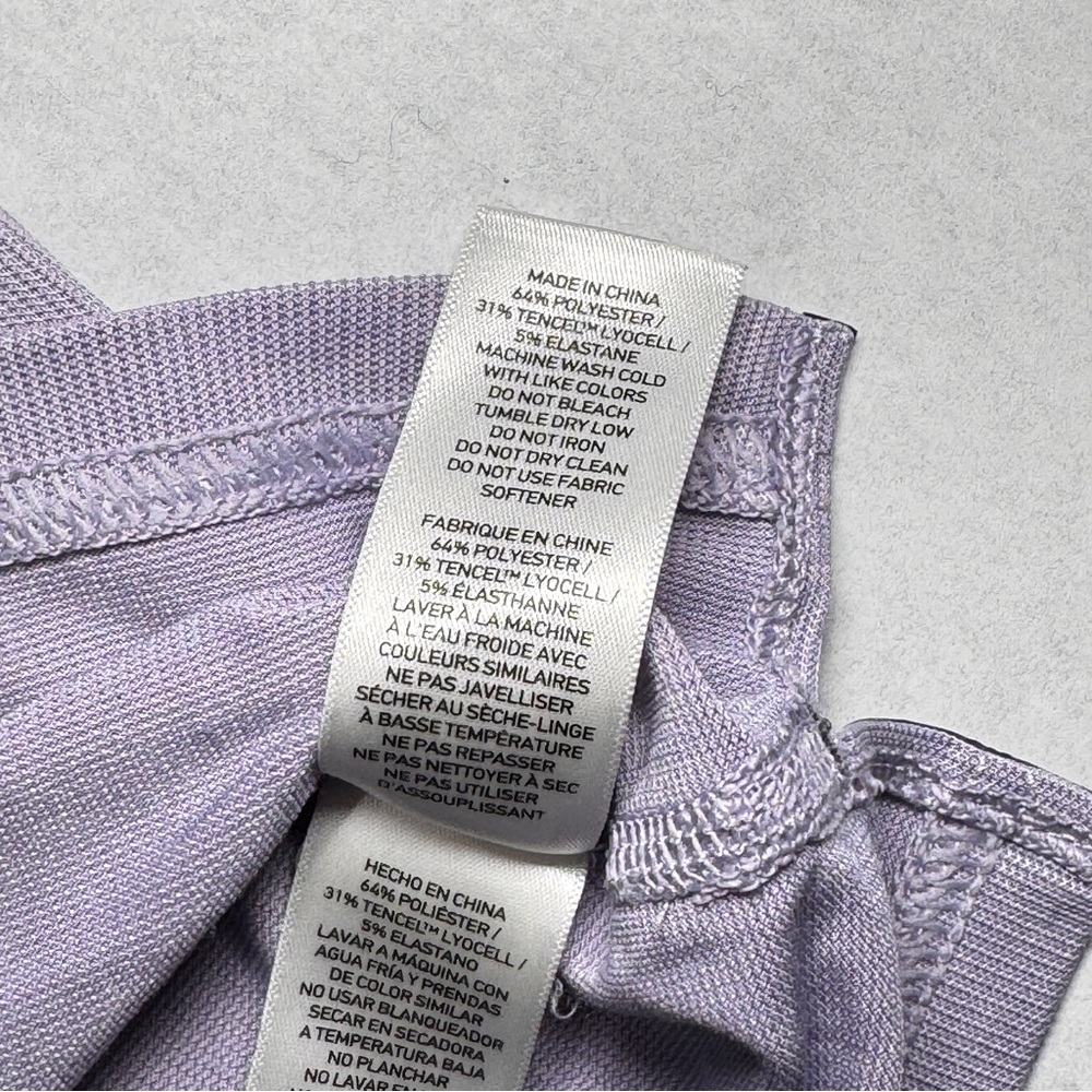 Rhone Performance Polo Shirt Mens Sm Purple Short Sleeve Stretch Golf Athletic - Picture 8 of 8